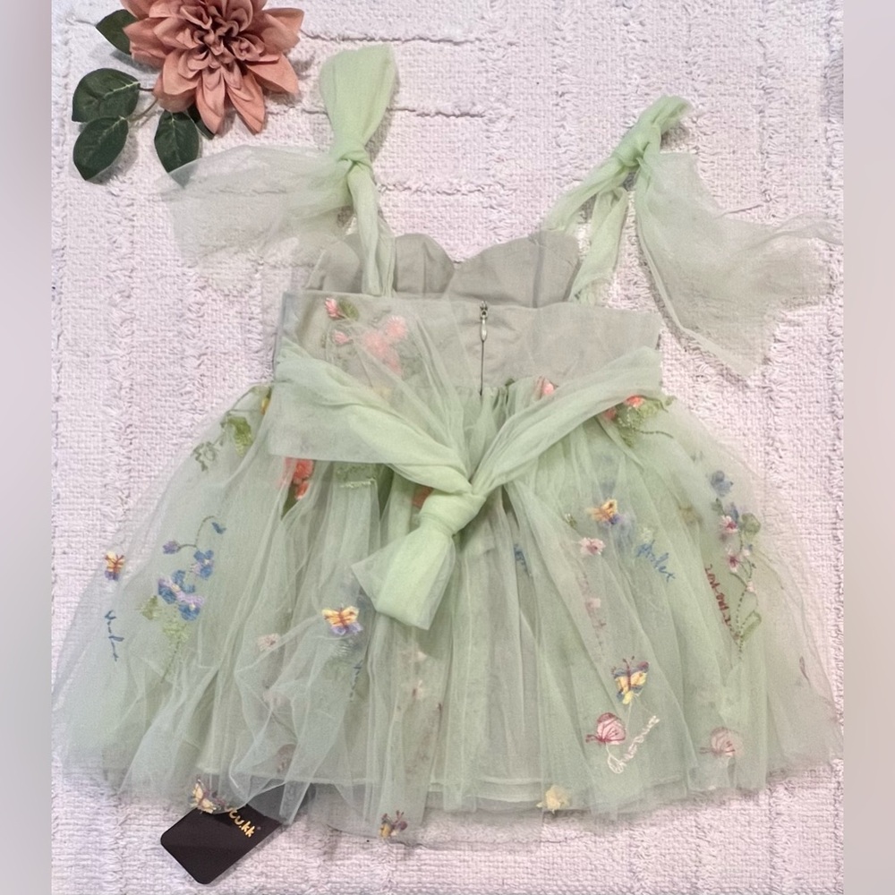 Fairy Dress Flower Girl First Birthday Photoshoot Dress- Size 90 (1-2yrs) - Picture 7 of 7